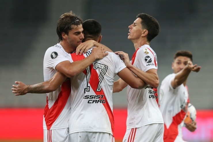 River empatou com o Furacão na Arena da Baixada cm gol no finzinho do jogo. (Foto: Getty Images)