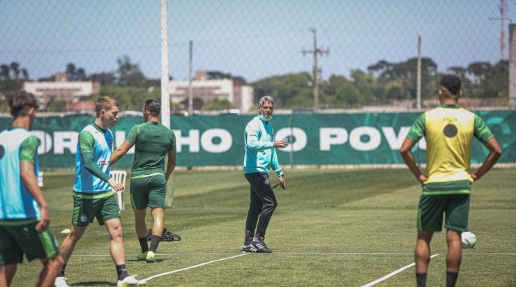 Coritiba treina para o duelo contra o Sport. Foto: Divulgação