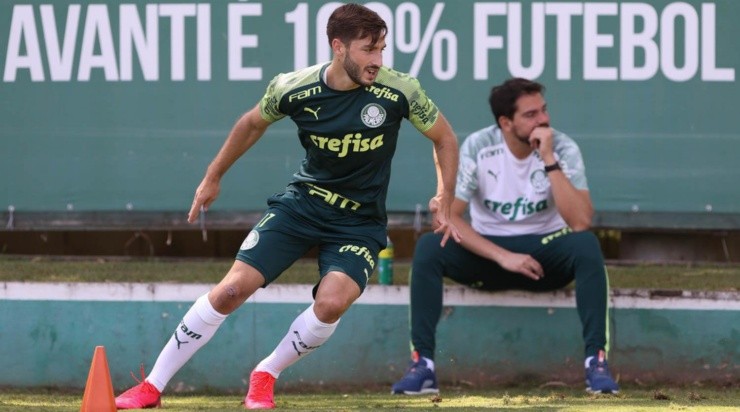 Viña deve ficar fora da partida - Foto: Cesar Greco/Palmeiras.