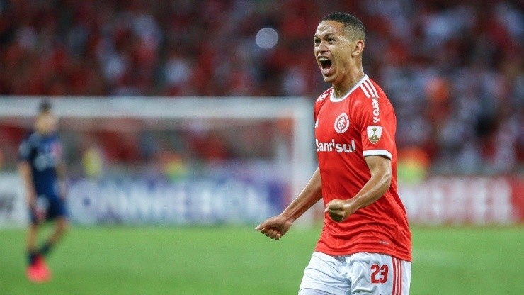 Marcos Guilherme marcou o gol contra o Boca Juniors. (Foto: Getty Images)