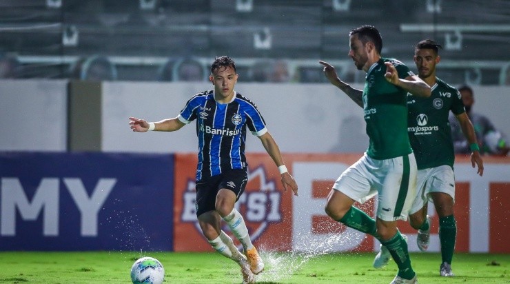 Grêmio e Goiás empataram em 0 a 0 no estádio da Serrinha. Foto: Lucas Uebel