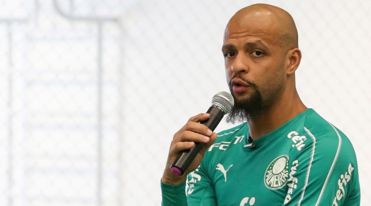 Felipe era desejado pelo SP, mas acabou fechando com o Verdão - Foto: Cesar Greco/SEP.