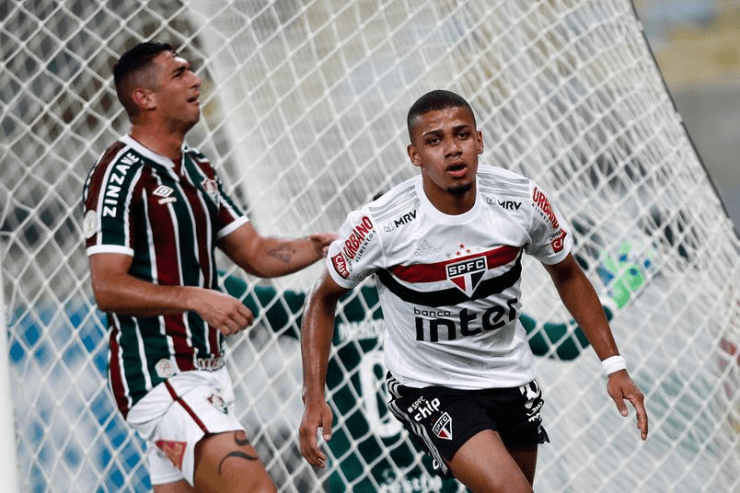 Brenner marcou od dois gols da vitória do São Paulo. (Foto: Getty Images)