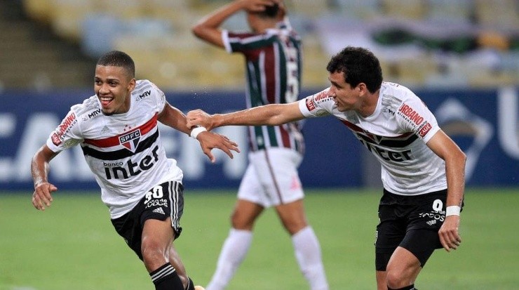 Contra o Fluminense, Brenner marcou duas vezes para definir a vitória tricolor (Foto: Getty Images)
