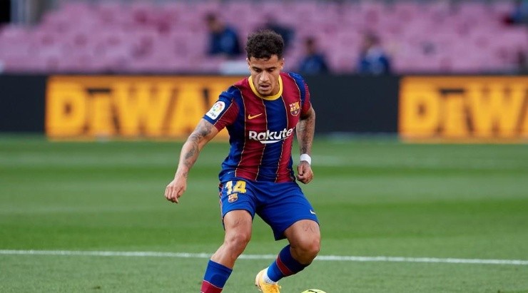 Coutinhosofreu uma lesão no menisco lateral do joelho esquerdo. Foto: Getty Images