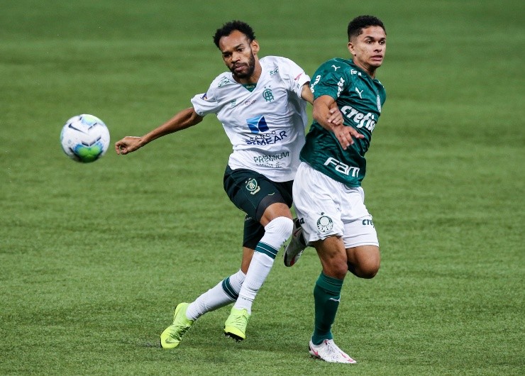 América-MG x Palmeiras no jogo de ida das semifinais. (Foto: Getty Images)
