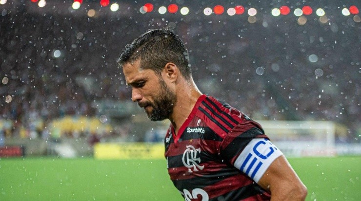 Diego cobrou os companheros no vestiário. Foto: Alexandre Vidal