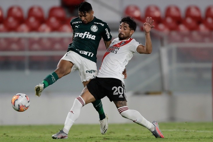 River x Palmeiras pela partida de ida, na Argentina. (Foto: Getty Images) River x Palmeiras pela partida de ida, na Argentina. (Foto: Getty Images)
