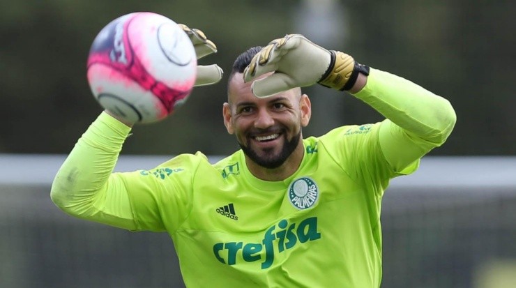 Goleiro vive grande fase na temporada - Foto: Cesar Greco/SEP. Goleiro vive grande fase na temporada - Foto: Cesar Greco/SEP.