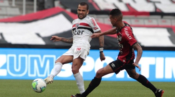 Dani mais uma vez deixou a desejar - Foto: Rubens Chiri/SPFC.