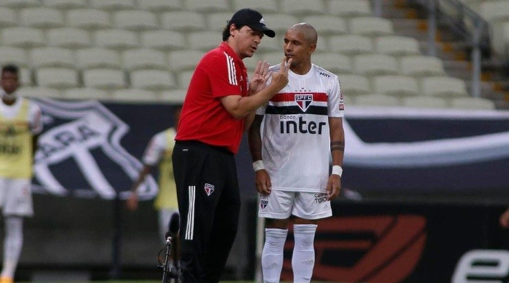 Diniz tem confiança em Galeano, a tendência é que o jovem seja cada vez mais utilizado -Foto: Miguel Schincariol / saopaulofc.net