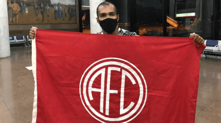 Atleta esta jogando pelo América-RJ - Foto: Reprodução/Twitter..