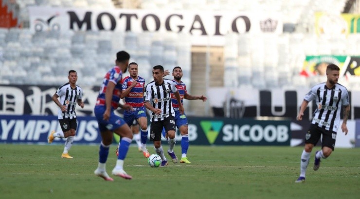 Vitória sobre o Fortaleza trouxe um gás extra ao Galo - Foto: Pedro Souza/CAM.