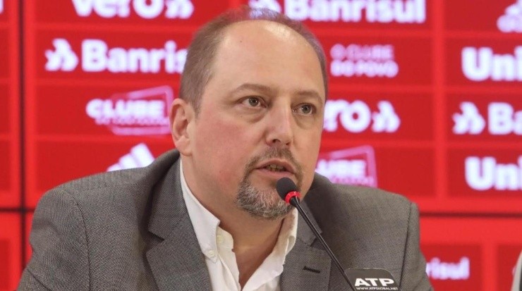 Barcellos: presidente colorado está preocupado com o extracampo (Foto: Ricardo Duarte/Inter/Divulgação) Barcellos: presidente colorado está preocupado com o extracampo (Foto: Ricardo Duarte/Inter/Divulgação)