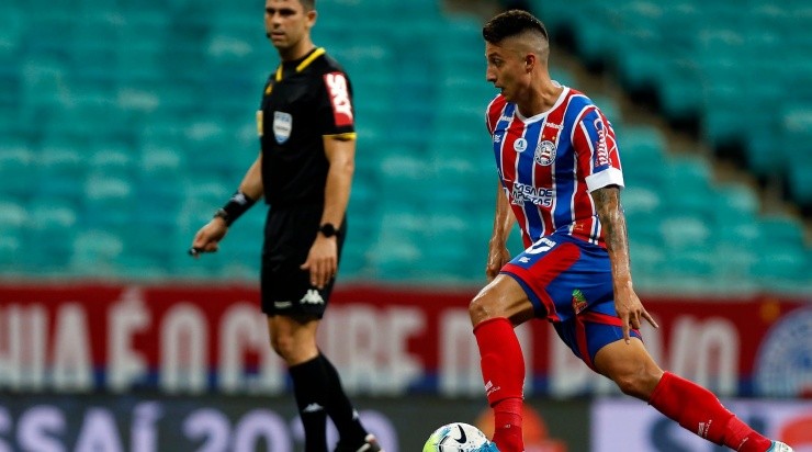 Ramírez: se machucou contra o Fluminense (Fotos: Felipe Oliveira / EC Bahia / Divulgação)