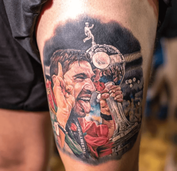 Homenagem A Abel Ferreira Torcedor Do Palmeiras Faz Tatuagem De Abel Ferreira Apos Titulo Da Libertadores Bolavip Brasil