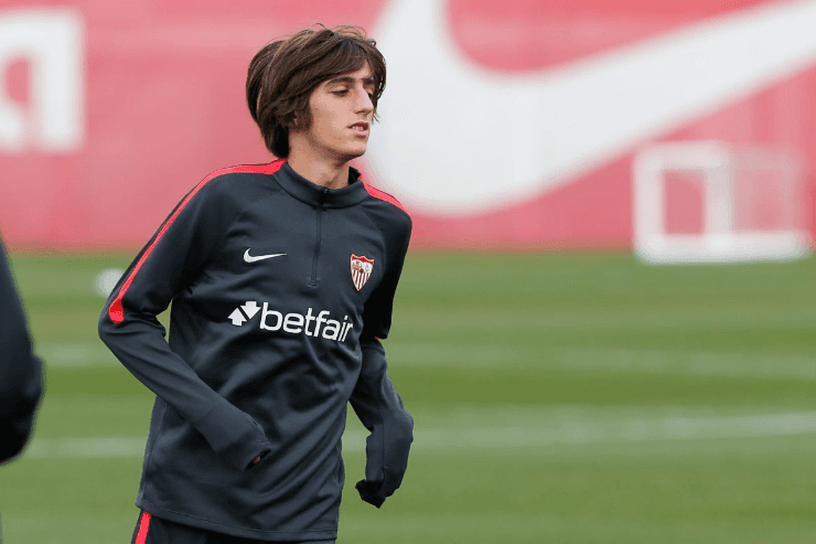 Bryan Gil, em treino pelo Sevilla. (Foto: Football Scouts)