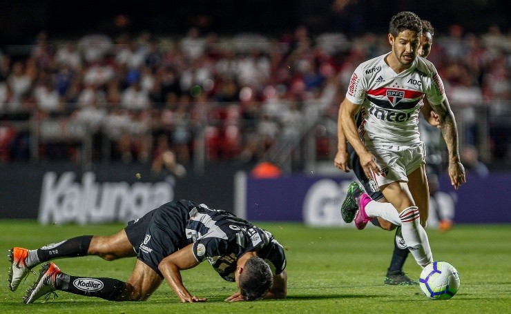 Pato em campo pelo São Paulo, no Morumbi, na temporada de 2019. (Foto: Getty Images) Pato em campo pelo São Paulo, no Morumbi, na temporada de 2019. (Foto: Getty Images)