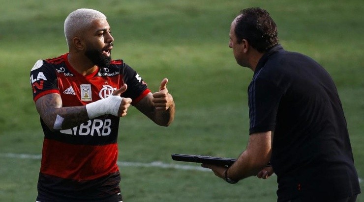 Gabigol e Ceni: dupla pendurada no Brasileirão (Foto: Getty Images)