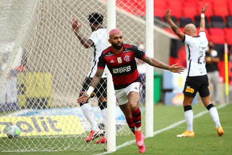 Gabi marcou o segundo gol da vitória flamenguista neste fim de semana. (Foto: Getty Images) Gabi marcou o segundo gol da vitória flamenguista neste fim de semana. (Foto: Getty Images)
