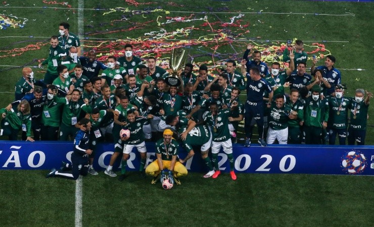 Palmeiras foi o campeão paulista de 2020. (Foto: Getty Images)