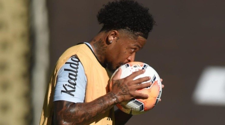 De olho na artilharia, Marinho optou por não ter folga antecipada (Foto: Ivan Storti/Flickr do Santos FC/Divulgação) De olho na artilharia, Marinho optou por não ter folga antecipada (Foto: Ivan Storti/Flickr do Santos FC/Divulgação)