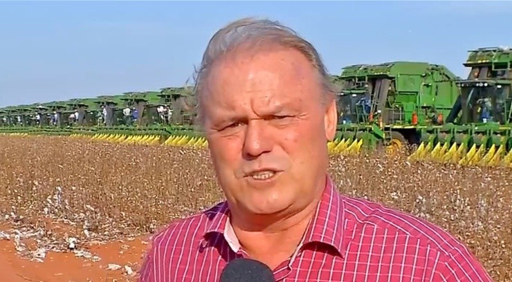 Elusmar Maggi Scheffer, torcedor fanático do Internacional que quer 'injetar' dinheiro no São Paulo para a última rodada do Brasileirão.  (Foto: Foto: Reprodução/TVCA) 