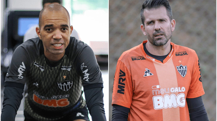 Tardelli e Victor: não ficam no Galo (Montagem / Fotos: Pedro Souza / Atlético / Divulgação e Bruno Cantini / Atlético / Divulgação)