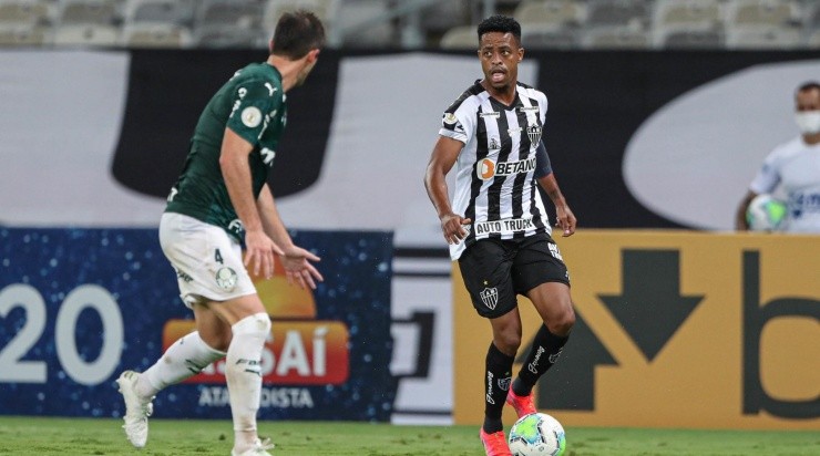 Keno: ingressou no 2º tempo e foi decisivo contra o Palmeiras (Foto: Pedro Souza/Flickr do Atlético/Divulgação)