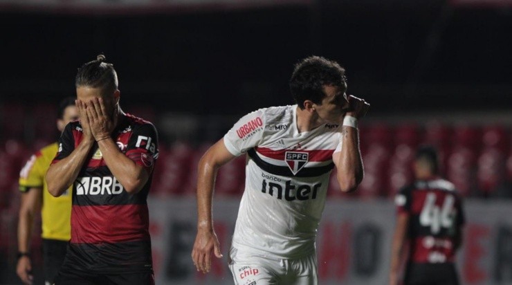 Pablo: decisivo contra o Flamengo (Foto: Rubens Chiri / saopaulofc / Divulgação)