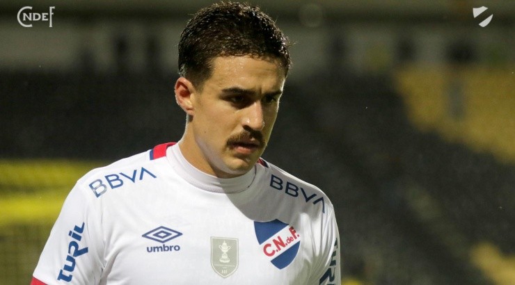 Gabriel Neves vem sendo desejado por muitos clubes brasileiros - Foto: Reprodução/Twitter Oficial do Nacional.
