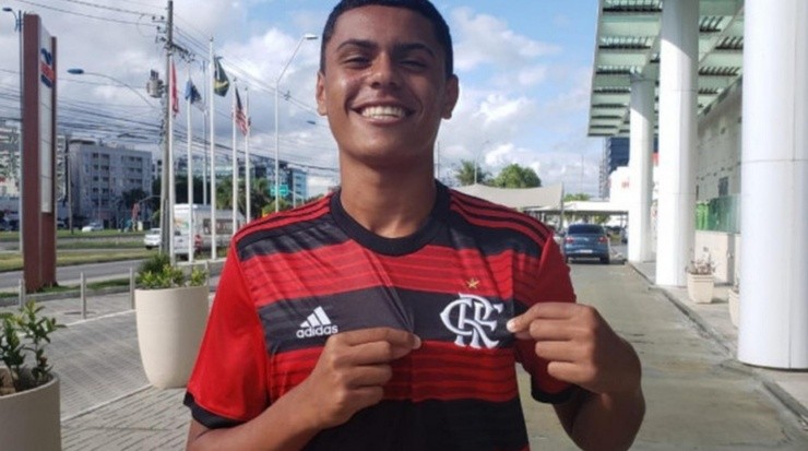 Mateus é novidade na lista de inscritos - Foto: Reprodução/Instagram Oficial do Flamengo.