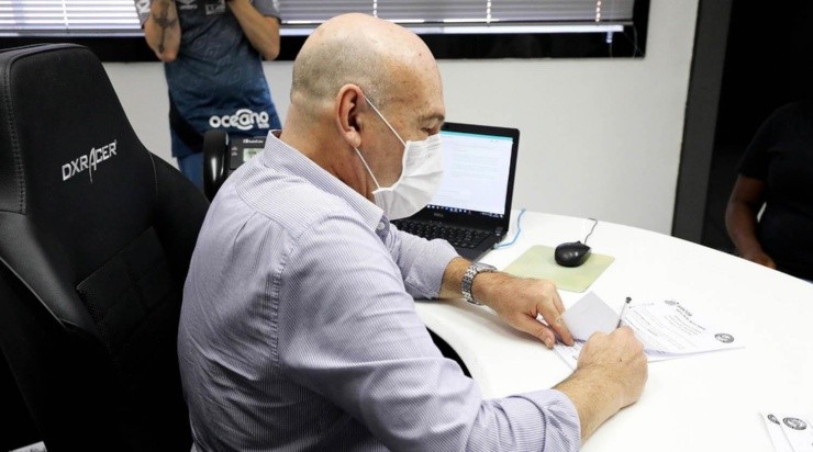 Rueda espera renovar com Kaio Jorge em breve. Foto:Ivan Storti/ Santos FC