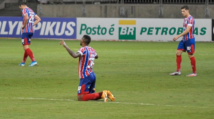 Gabriel Neves em ação pelo Bahia. Foto:Jhony Pinho/AGIF