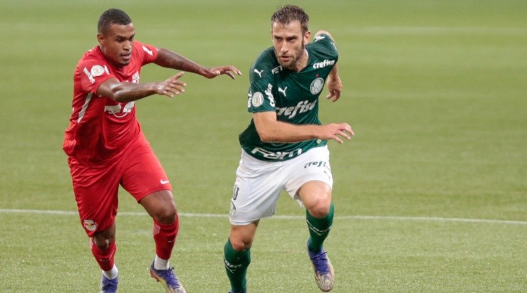Alan Empereur em ação pelo Palmeiras. Foto:Marcello Zambrana/AGIF