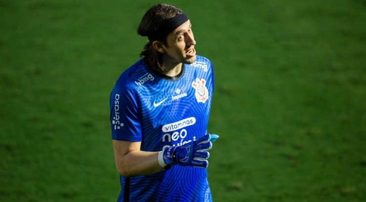 Corinthians dificilmente negociará Cássio -  Foto: Diogo Reis/AGIF.