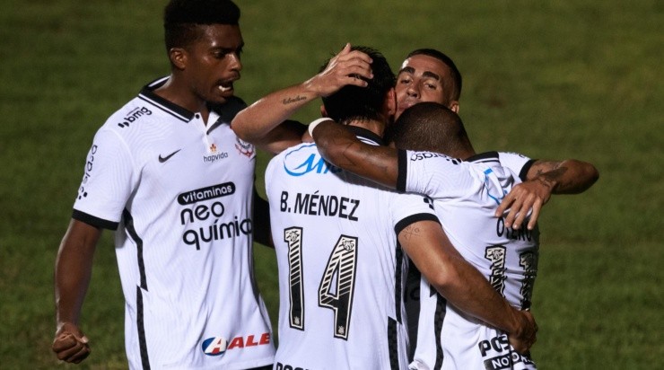 No Anacleto Campanella: Bruno Mendez marcou o gol da vitória (Foto: Ettore Chiereguini/AGIF)