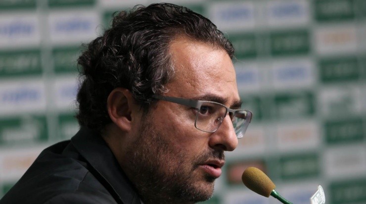 Alexandre Mattos em ação pelo Palmeiras. Foto: César Greco/Palmeiras