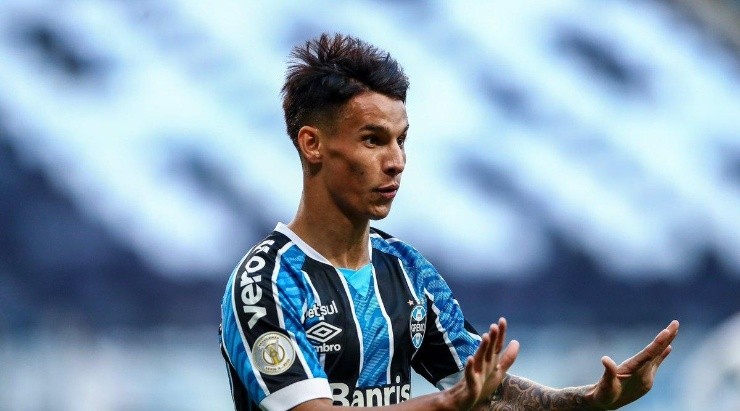 Ferreirinha vive seu melhor momento com a camisa do Grêmio. Foto: Lucas Ubel Grêmio