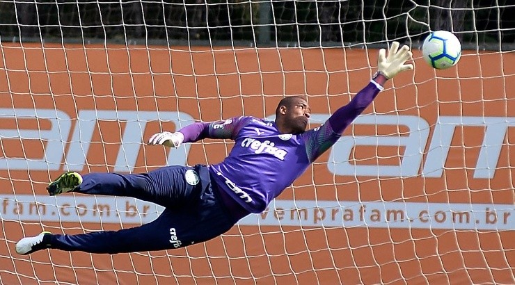 Goleiro teve participações importantes no Verdão - Foto: Bruno Ulivieri/AGIF.