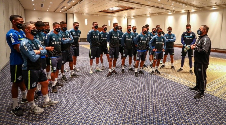 Elenco ficou 'preso' no hotel em Quito - Foto: Lucas Uebel/Flickr Oficial do Grêmio/Divulgação.