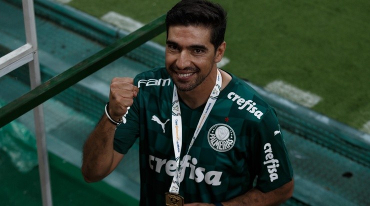 Abel Ferreira: soma títulos de peso no Verdão (Foto: Ettore Chiereguini/AGIF) Abel Ferreira: soma títulos de peso no Verdão (Foto: Ettore Chiereguini/AGIF)