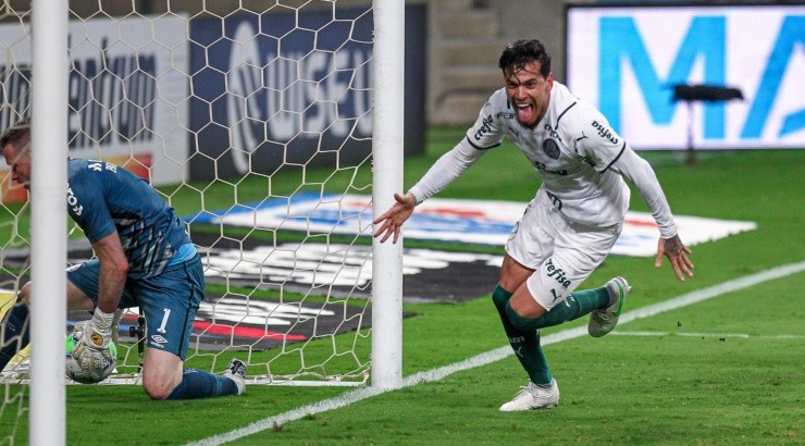 Gómez sempre é exaltado pelos torcedores do Palmeiras - Foto: Fernando Alves/AGIF.