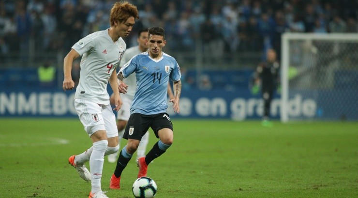 Torreira atuou na última Copa América pelo Uruguai - Foto: Guilherme Hahn/AGIF.