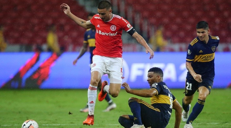 Internacional em campo pela Libertadores (Foto: Getty Images)