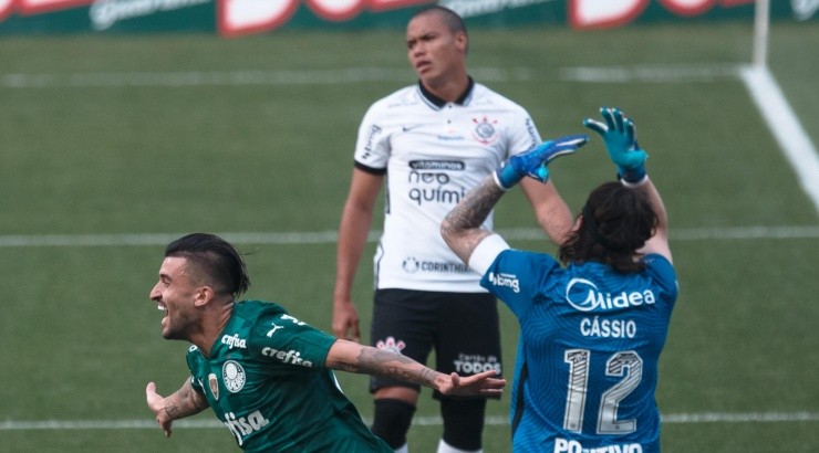 Corinthians foi dominado pelo rival dentro do próprio estádio - Foto: Ettore Chiereguini/AGIF.