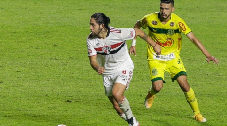 Benítez: em alta no Tricolor (Foto: Marcello Zambrana/AGIF)