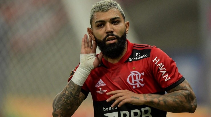 Gabigol: marcou duas vezes na decisão (Foto: Thiago Ribeiro/AGIF)