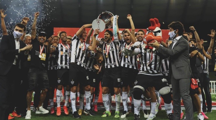 Elenco campeão mineiro pode ter baixas em breve (Foto: Pedro Souza / Atlético / Divulgação)