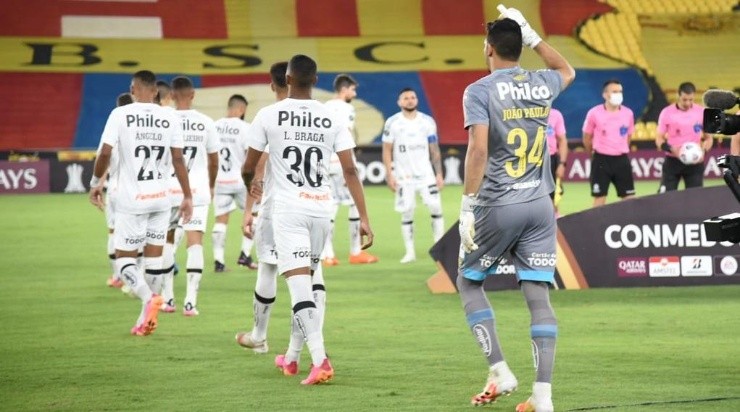 Derrota longe de casa confirmou eliminação do Peixe da Libertadores (Foto: Ivan Storti/Santos FC/Divulgação)